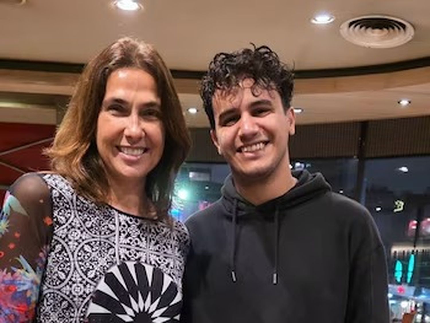 El joven candidato con la referente del espacio Potencia