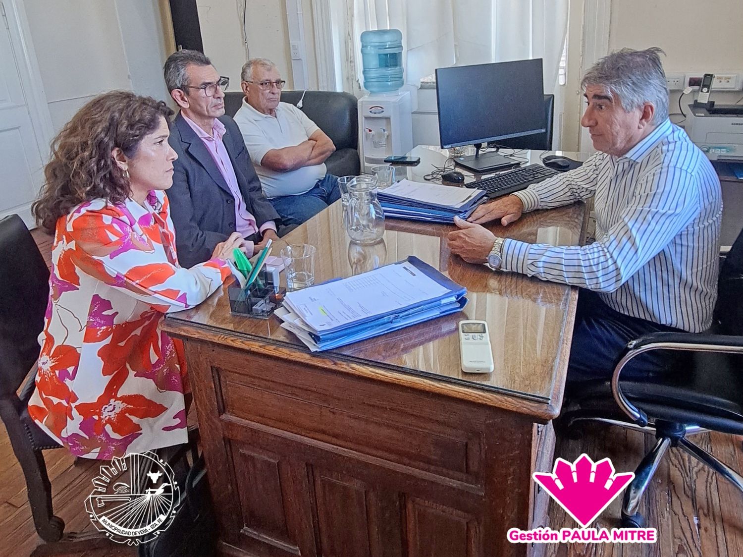 Paula Mitre en casa de gobierno: obras, servicios, cultura