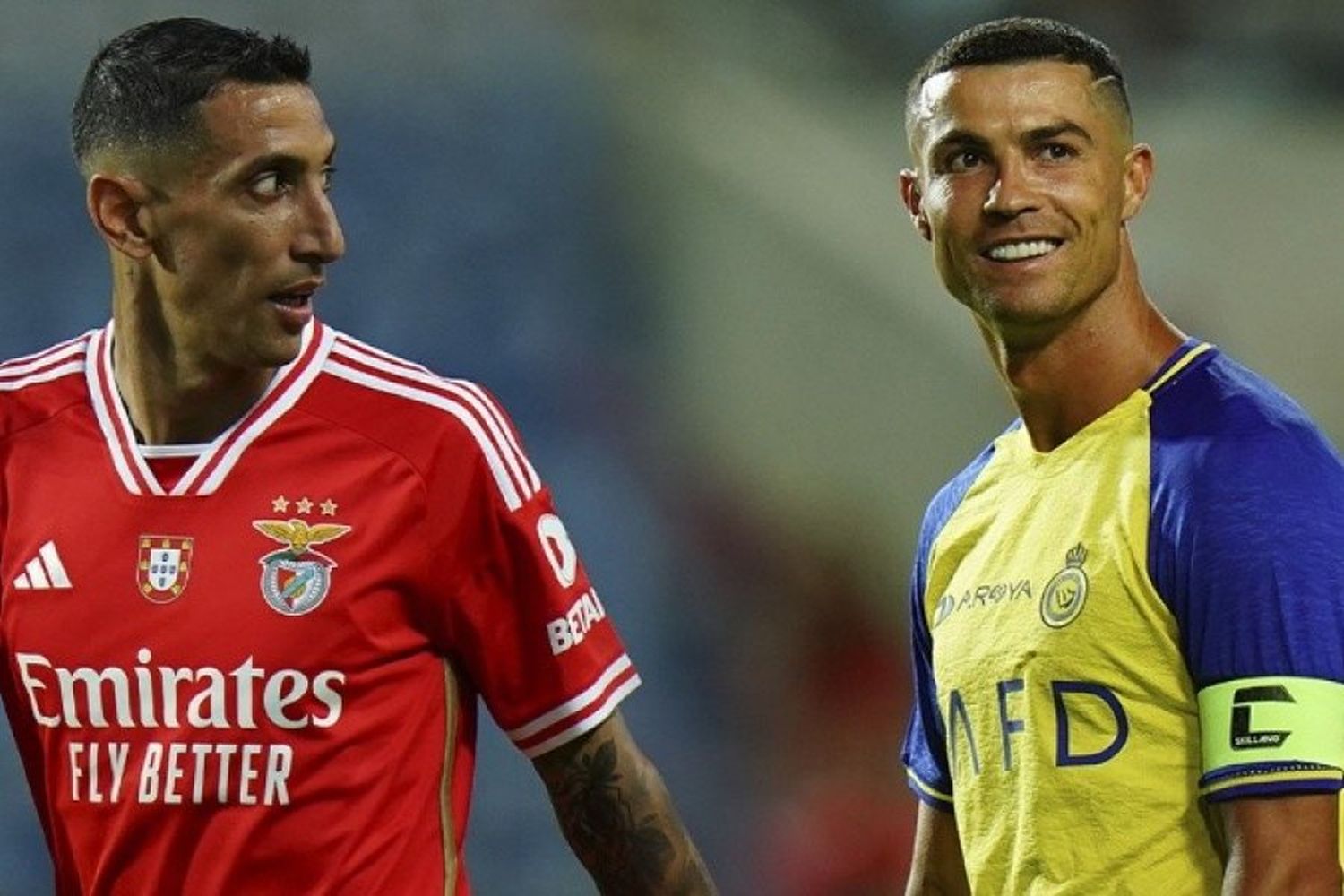 Golazo y sombrero de Di María en la cara de Cristiano Ronaldo: gran actuación del rosarino ante CR7