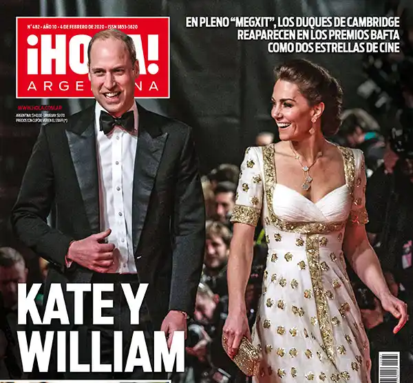 Kate y William brillaron como estrellas de cine en los Bafta