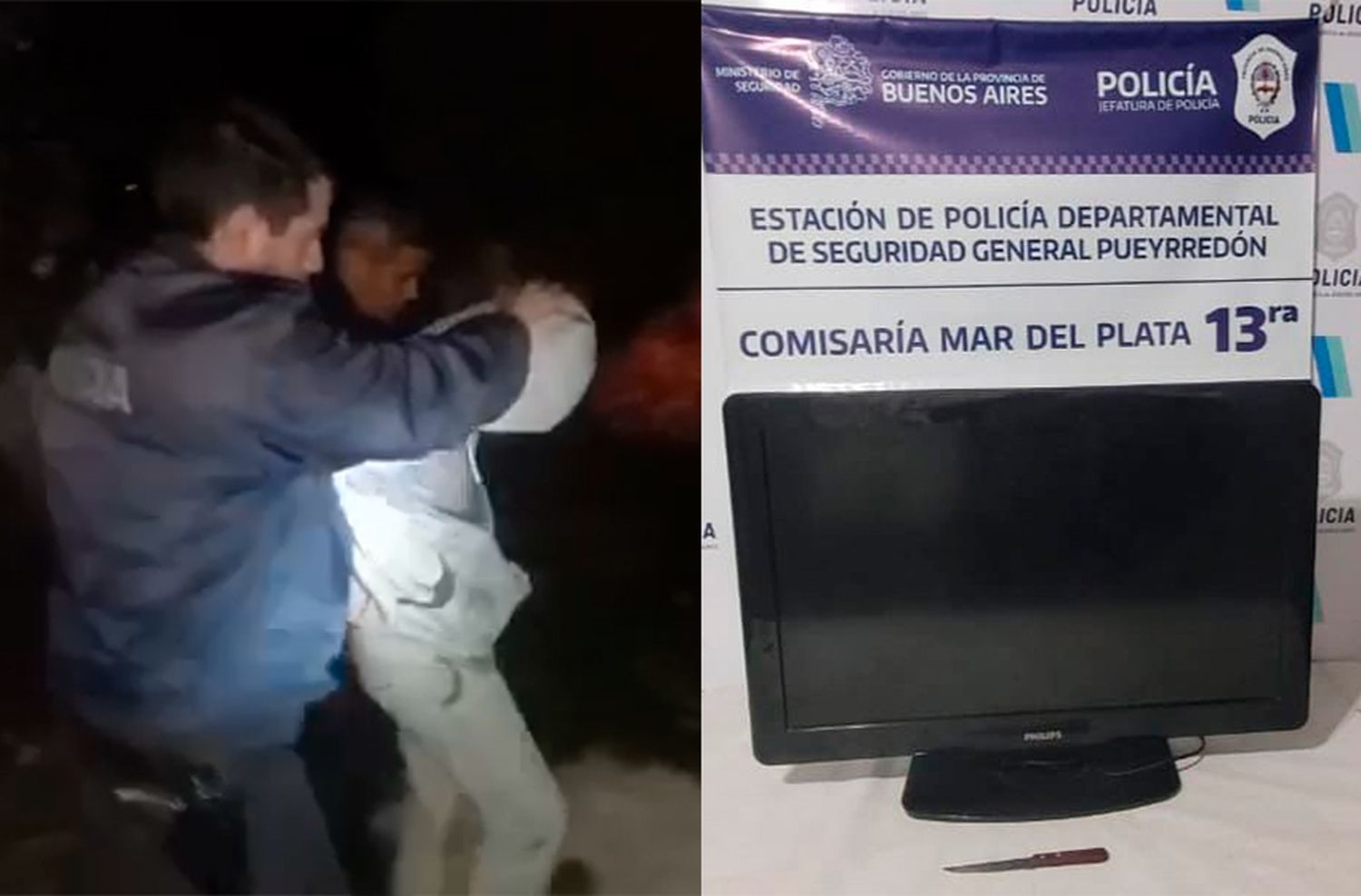 Acantilados: se activó la alarma de su casa, denunció el robo y atraparon al malviviente