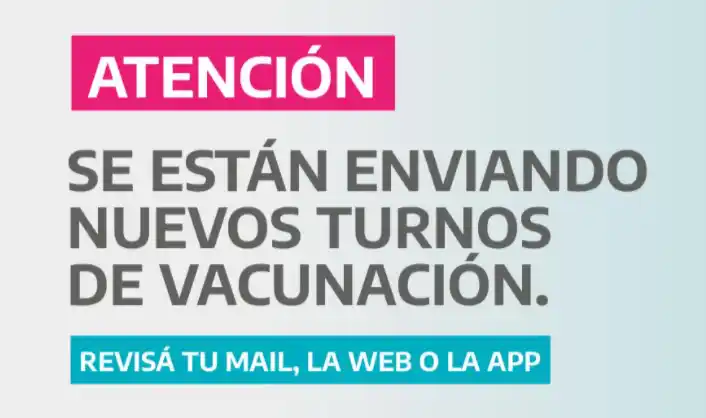 Vacunación en Provincia: Envían un millón de turnos nuevos