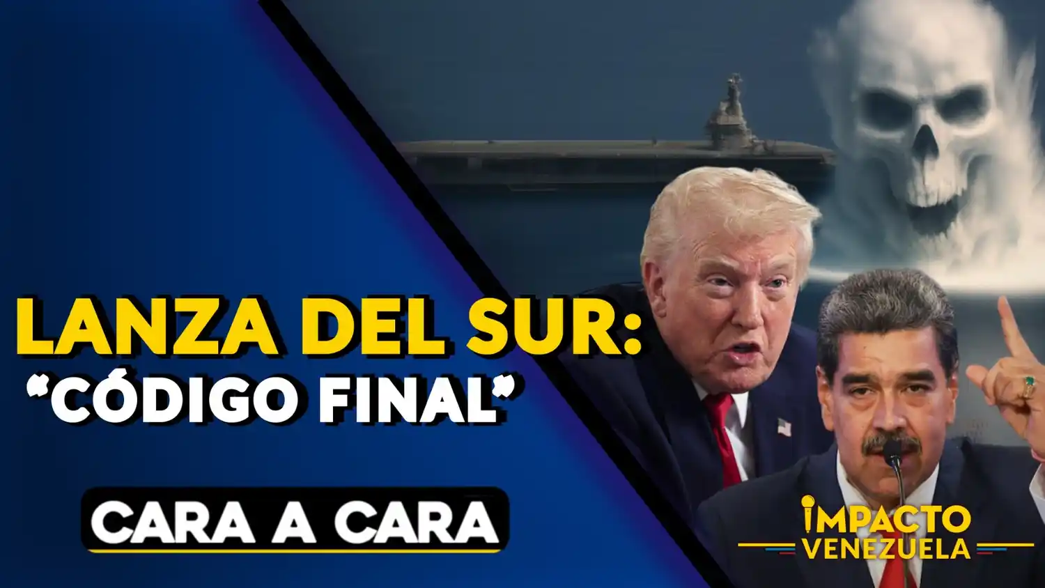 BOTÓN ROJO DE TRUMP: EL “COMBATE NO TRIPULADO” que acecha a Maduro - Cara a Cara