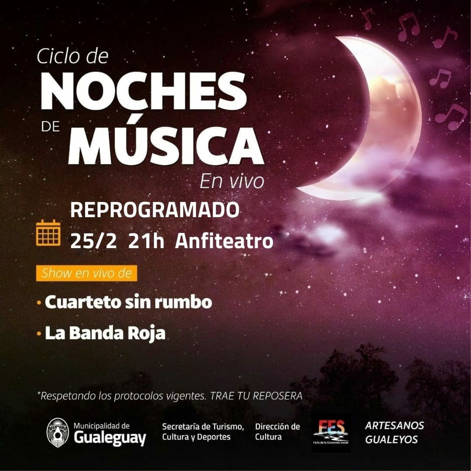Hoy se realiza una nueva jornada de "Noches de música"