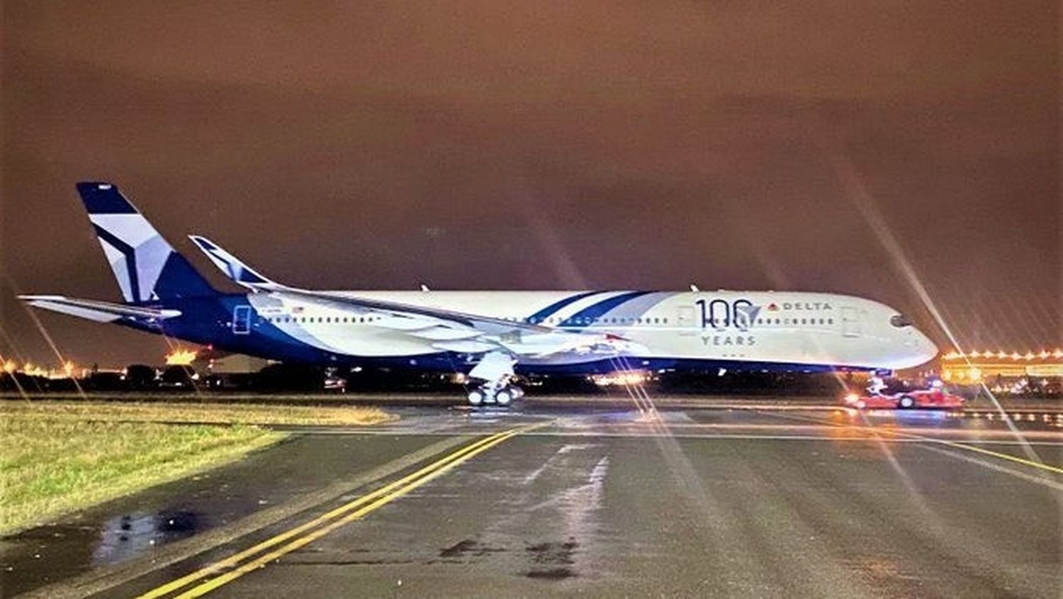 Delta celebra su centenario con un esquema especial en un Airbus A350