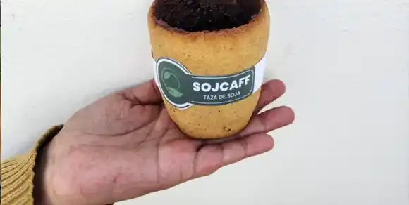 Cucusoja y Sojcaf: alumnos de Las Petacas crean envases comestibles con harina de soja