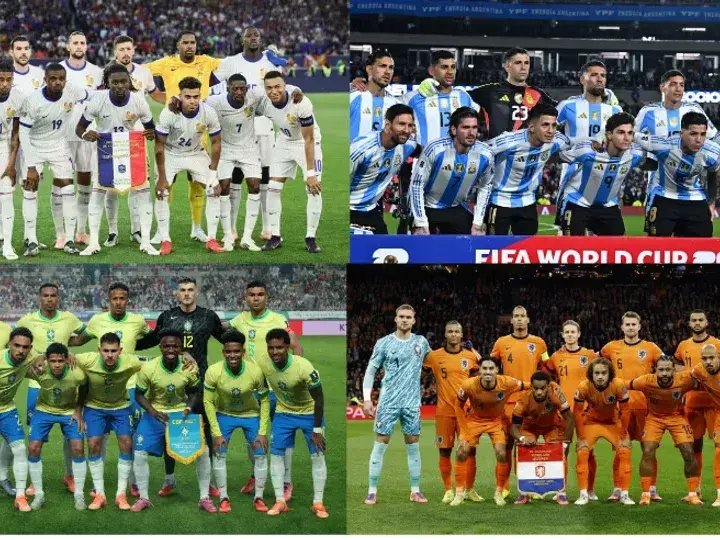 Un relevamiento de la plataforma Transferoom determinó las cotizaciones de las 48 selecciones que participarán de la cita mundialista.Foto:Redes