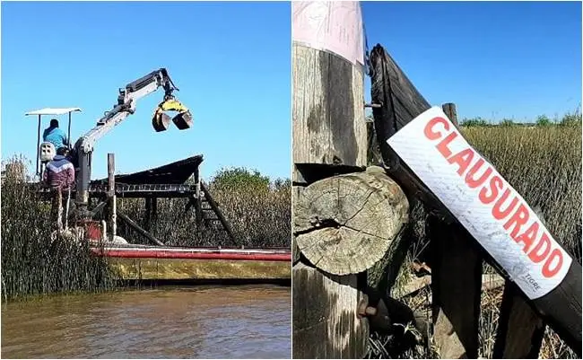Tigre: Clausuraron construcciones irregulares en el Delta y Zamora destacó protección de la zona