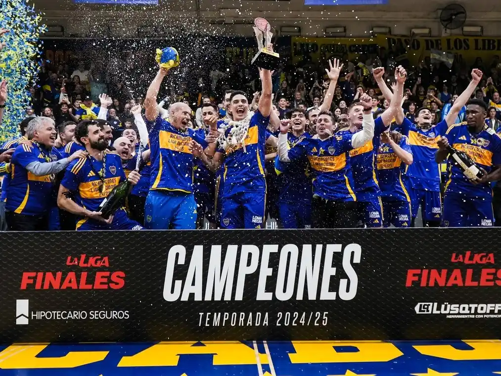 El Xeneize venció 78-77 a la Gloria en el punto 7 de la final.Foto:LNB