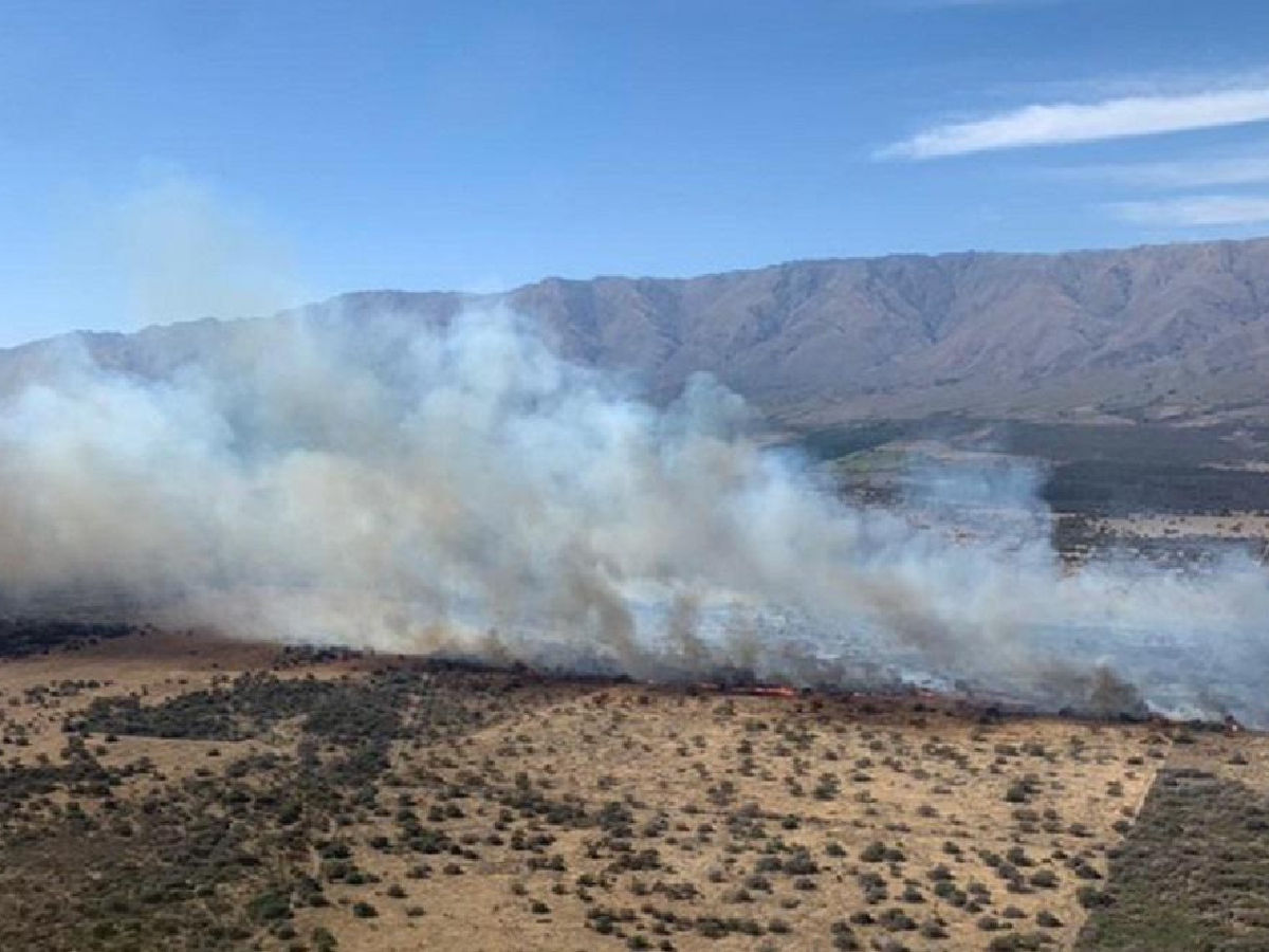 Hasta el lunes es "extremo" el riesgo de incendio forestal en la provincia
