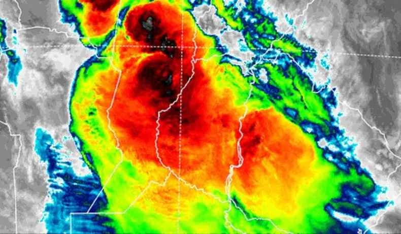 Intensas lluvias en Entre Ríos: hasta cuándo el mal tiempo