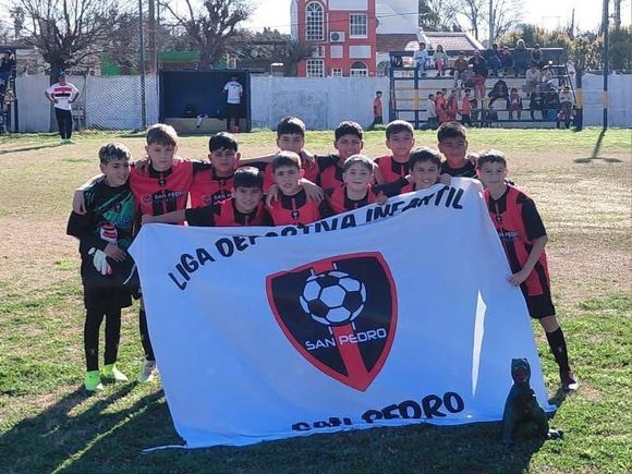 Fútbol infantil: en su debut en el Provincial, San Pedro ganó por goleada