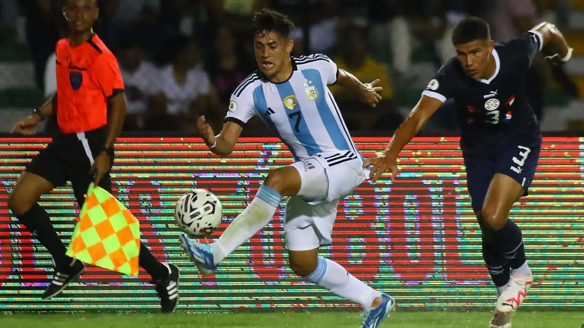 La Selección Argentina Sub 23 rescató un empate sobre la hora ante Paraguay en su debut
