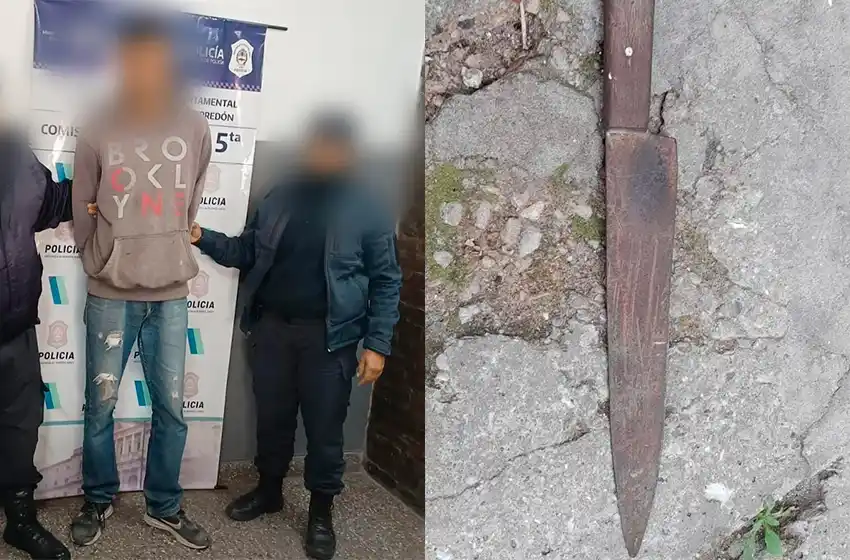 Agredió y amenazó de muerte a su hermana y su prima