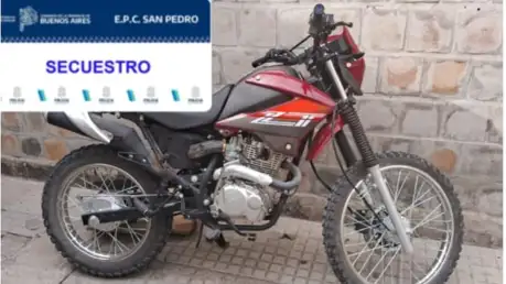 moto secuestrada