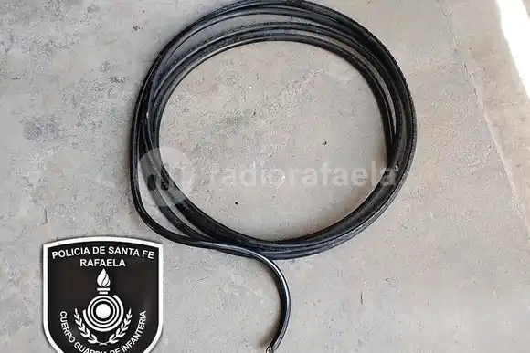 Otro más y contando: detuvieron a un robacables por las calles rafaelinas