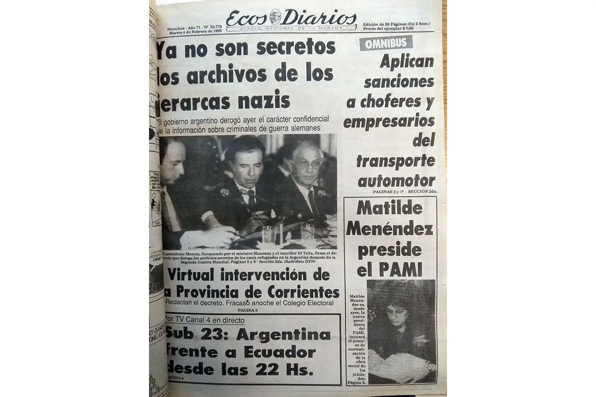 Martes 4 de febrero de 1992