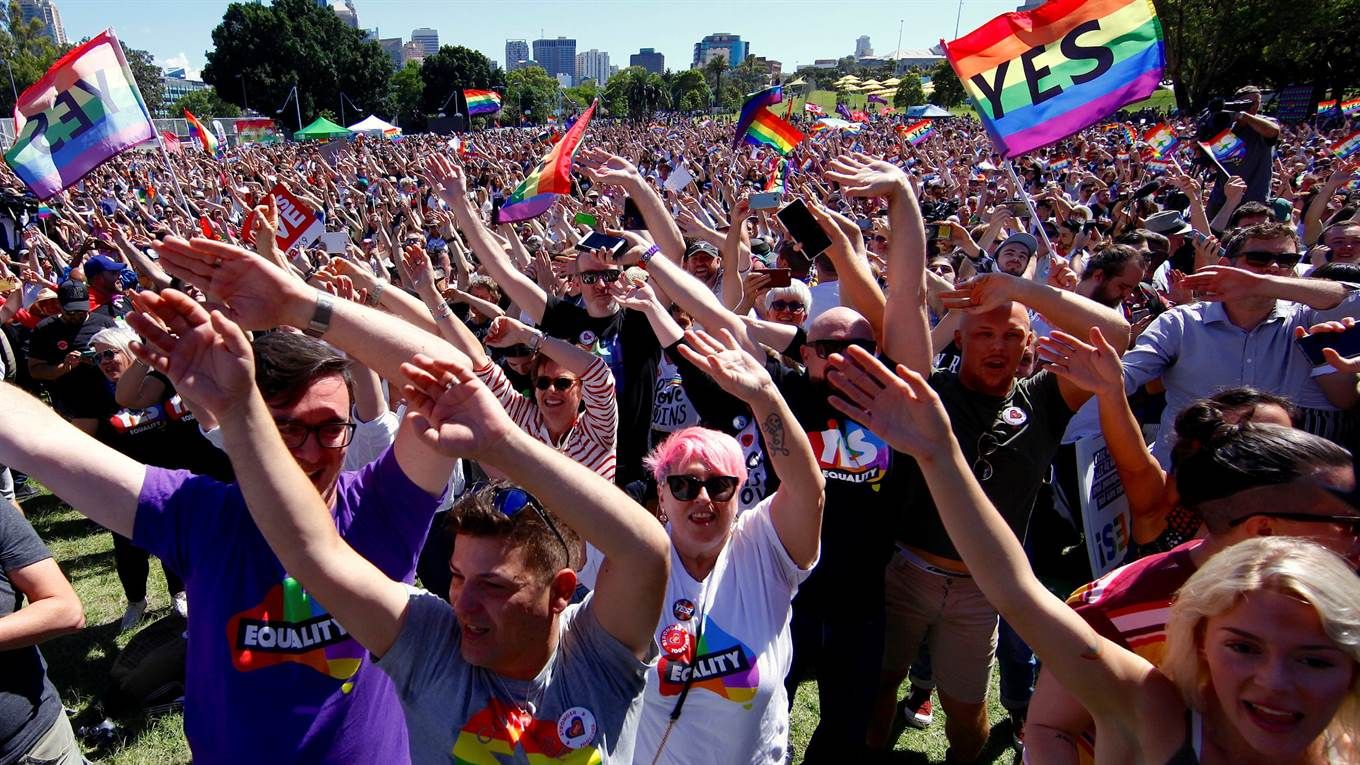 Australia votó a favor del matrimonio gay