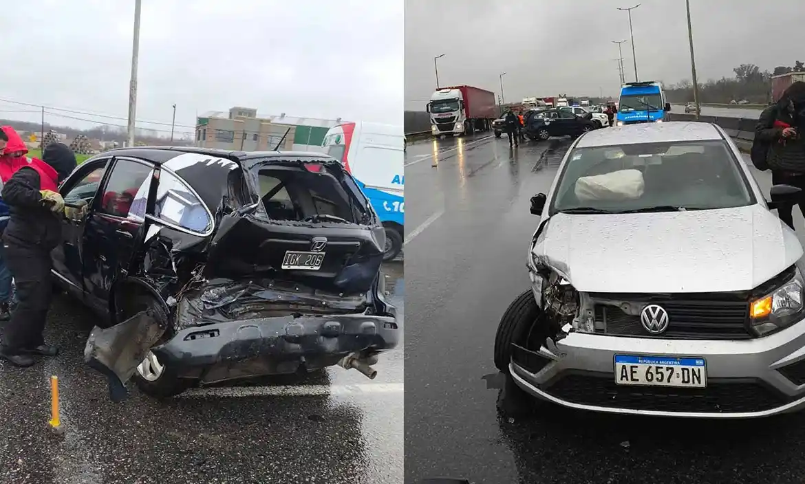 Un hombre resultó herido tras un accidente en la Ruta 8