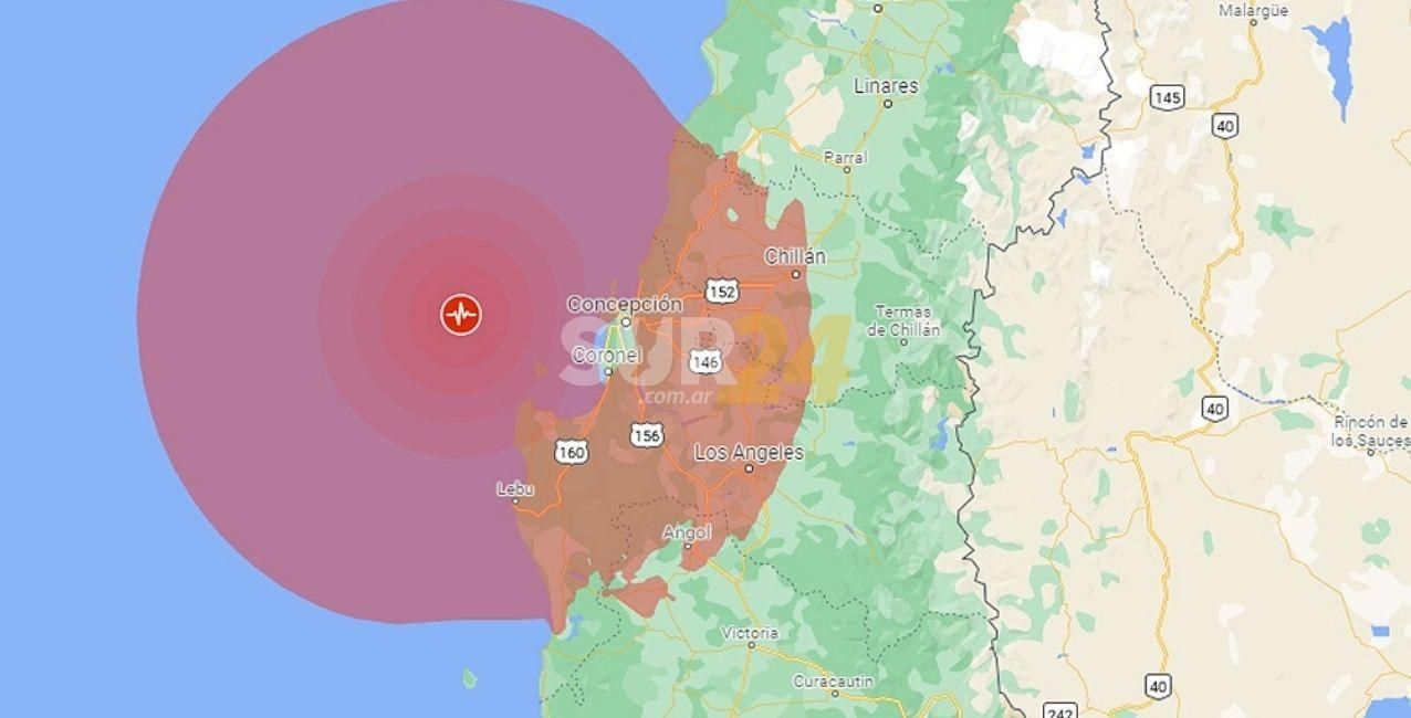 Un sismo de 6,6 Richter golpeó el sur de Chile