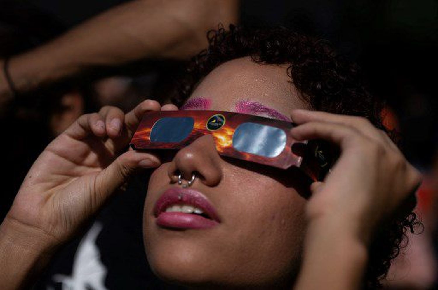 EN IMÁGENES: así vivieron los caraqueños el eclipse
