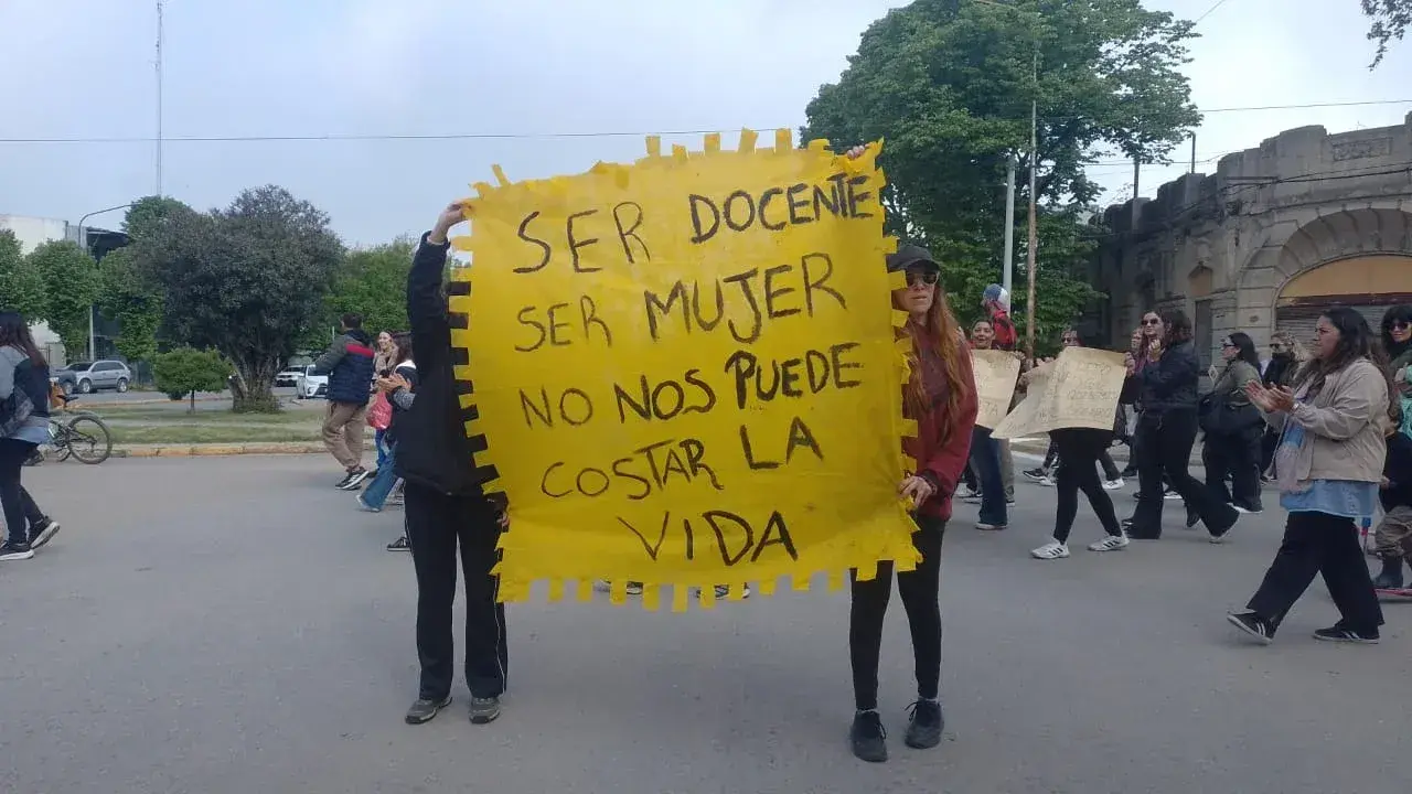Manifestación en Necochea