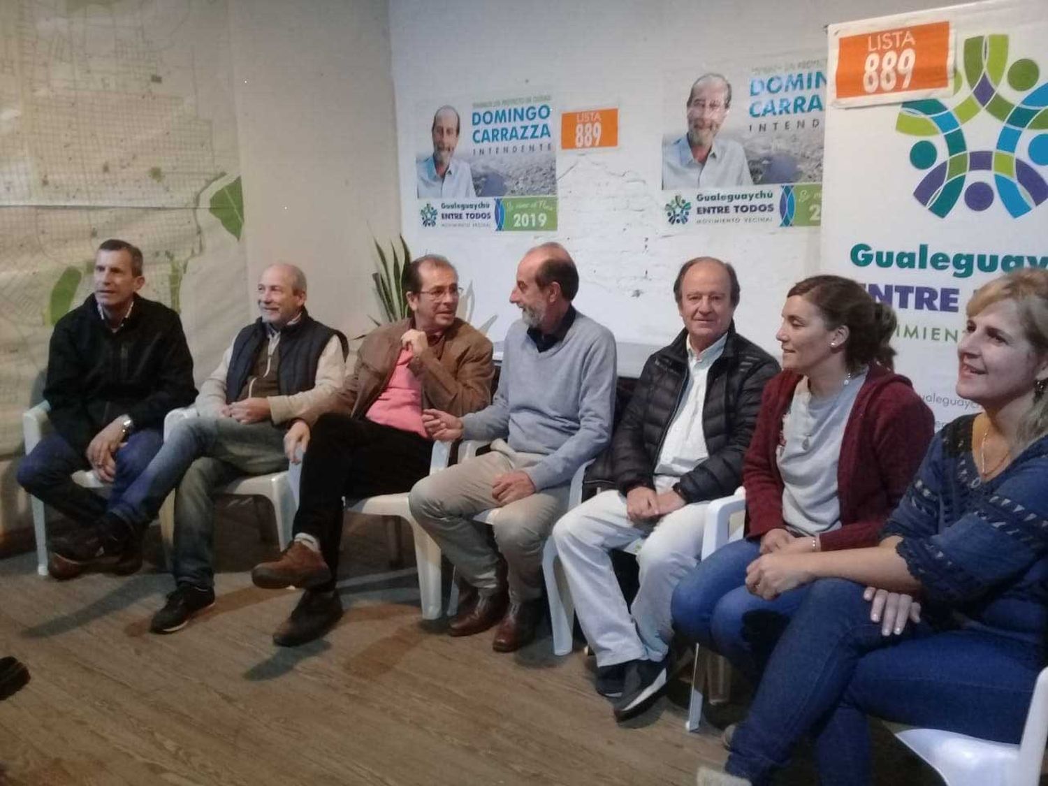 En el cierre de campaña  Carrazza agradeció a sus votantes