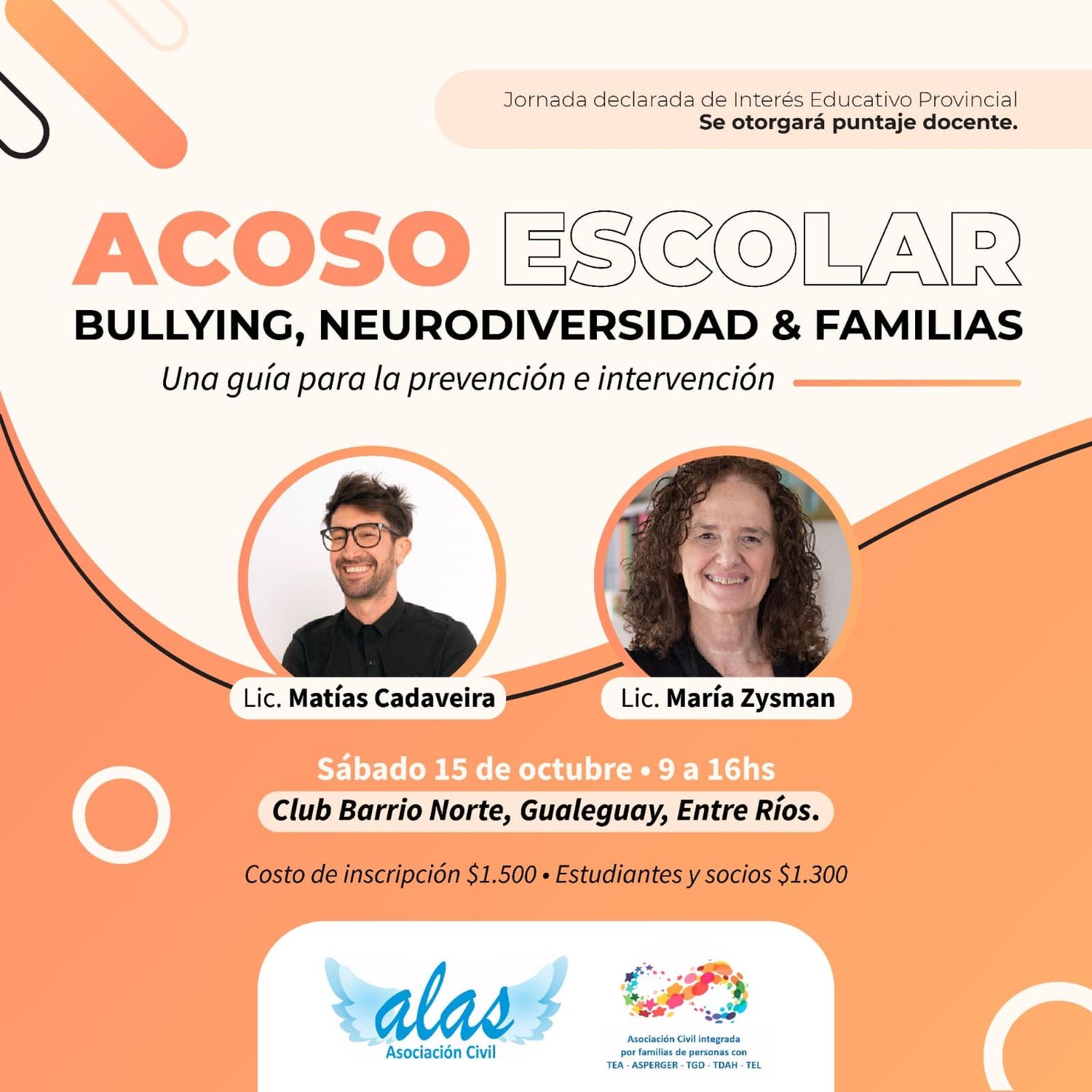 ALAS organiza una jornada sobre acoso escolar