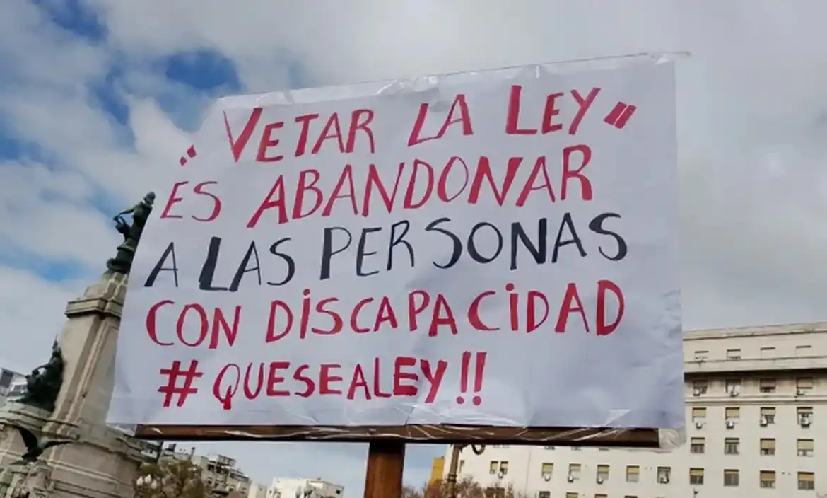 Discapacidad: el Gobierno promulgará la ley, pero por ahora no la aplicará