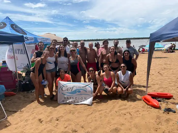 Destacada participación del CEF N° 2 en la Maratón de Aguas Abiertas “Liebig–San José”