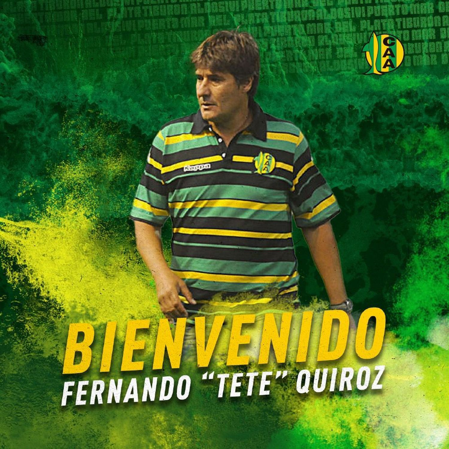 Aldosivi oficializó la contratación de “Teté” Quiroz