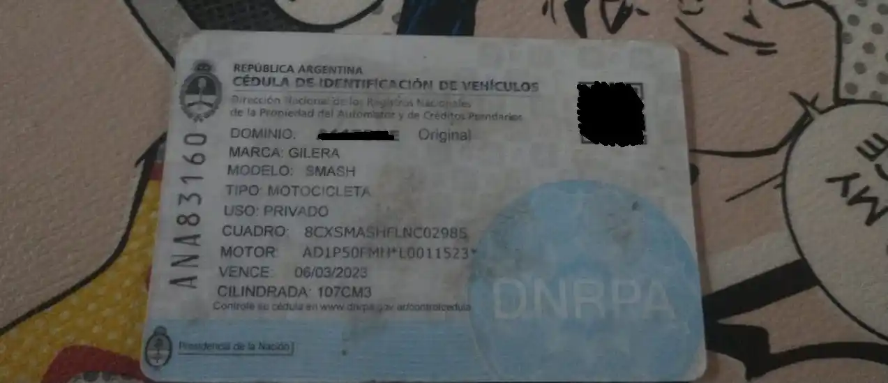 Encontraron una tarjeta de Roberto Eduardo Pérez
