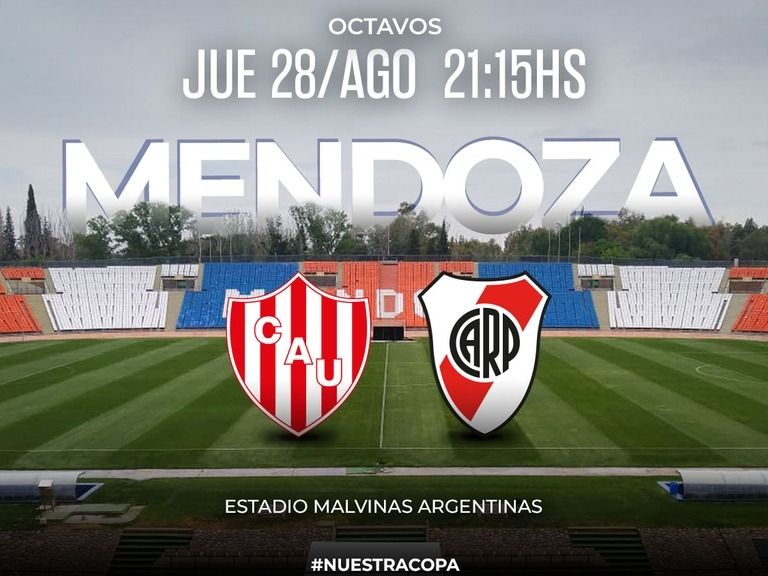 El Tate y el Millonario se enfrentan 21:15 en Mendoza.Foto:Copa Argentina