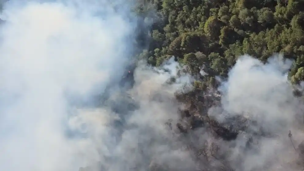 El incendio en el Parque Nacional Nahuel Huapi avanza y ya son más de 2000 las hectáreas afectadas