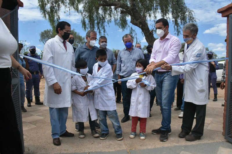 Eber Solís inauguró varias obras en el Oeste provincial