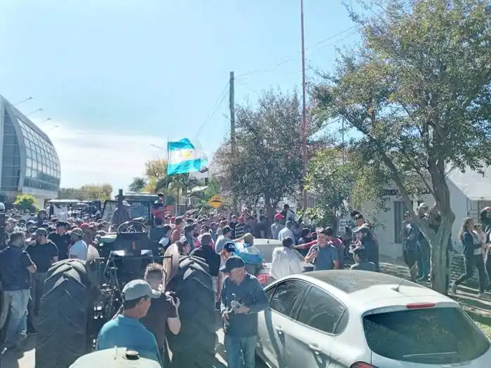 Productores del norte entrerriano se manifestaron en Chajarí