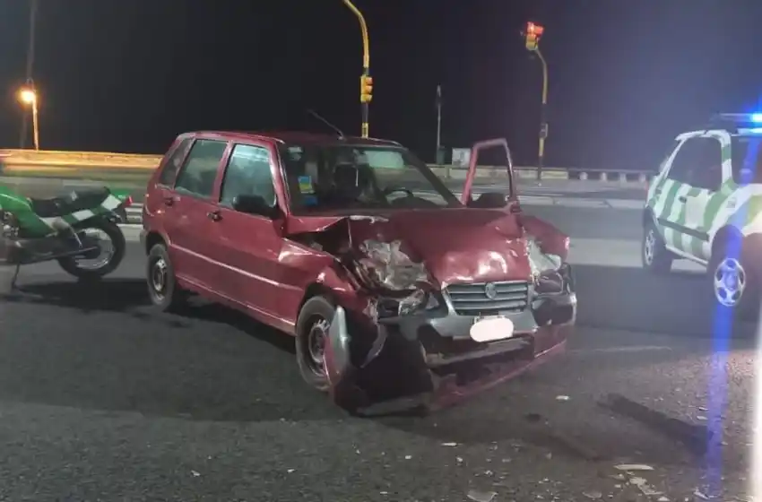 Chocó en la costa y se negó al test de alcoholemia