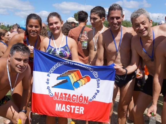 Aguas abiertas: gran participación sampedrina en Ramallo