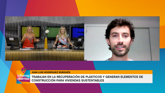 Trabajan en la recuperación de plásticos y generan elementos de construcción para viviendas sustentables