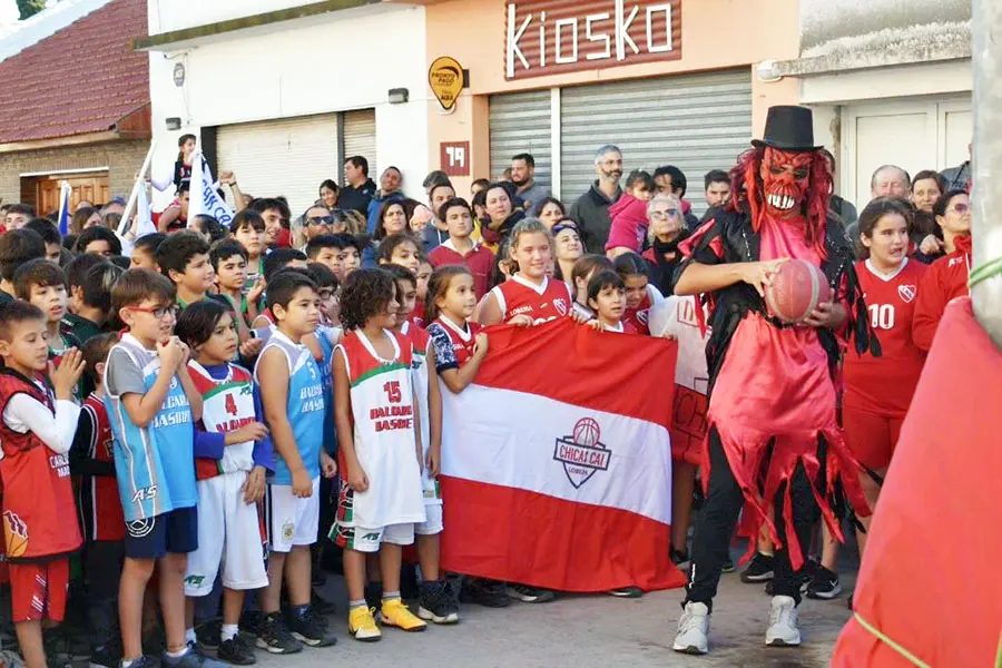 Encuentro de minibasquet en Lobería