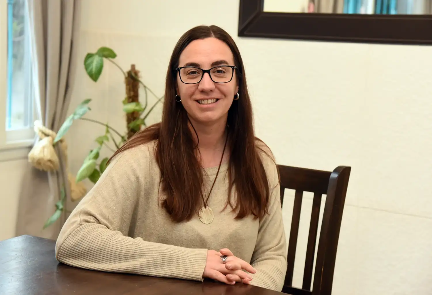 Analía González, directora del nivel Secundario del Colegio Nuestra Tierra.