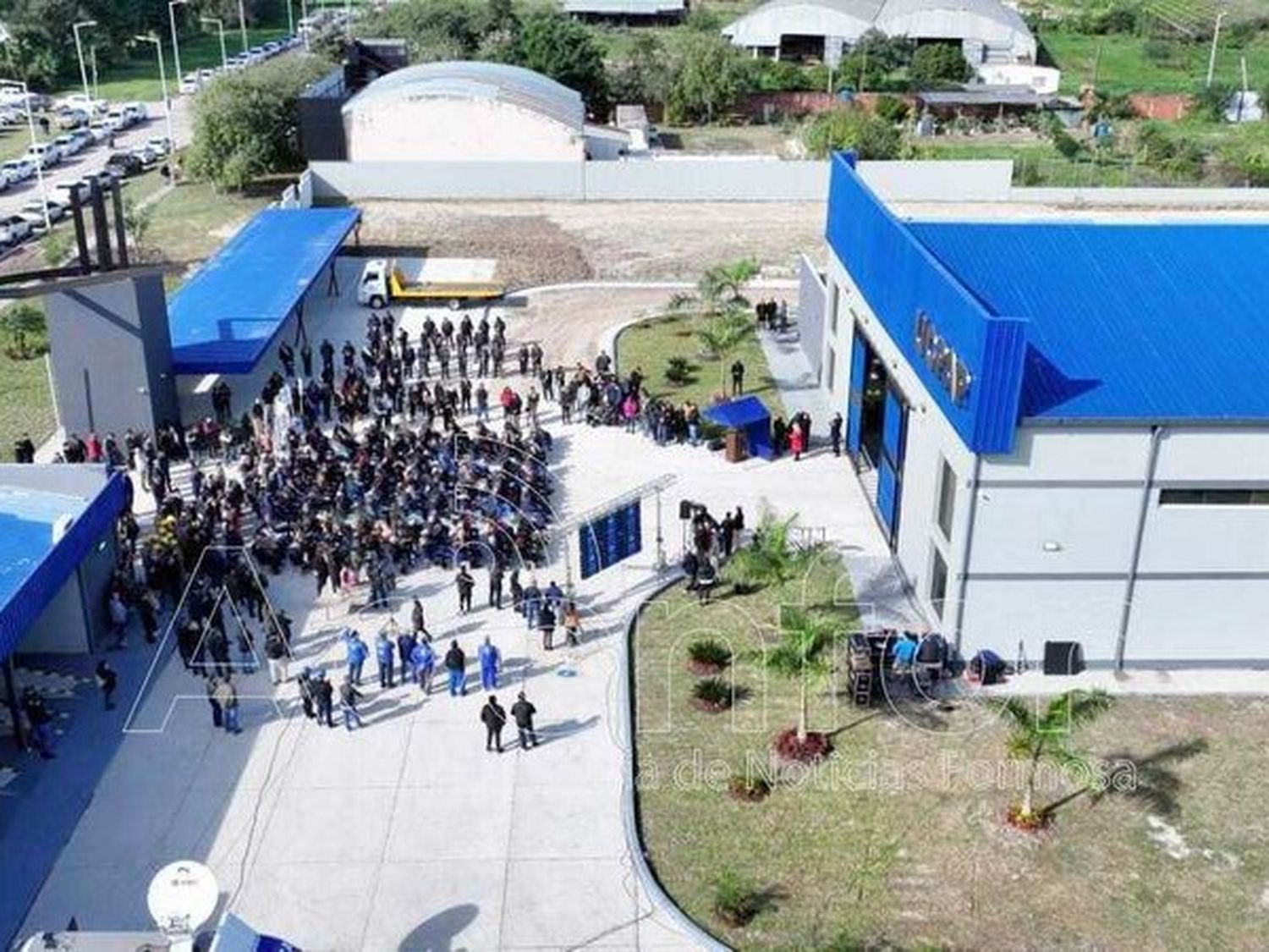 Insfrán inauguró la Unidad de control
del parque automotor provincial