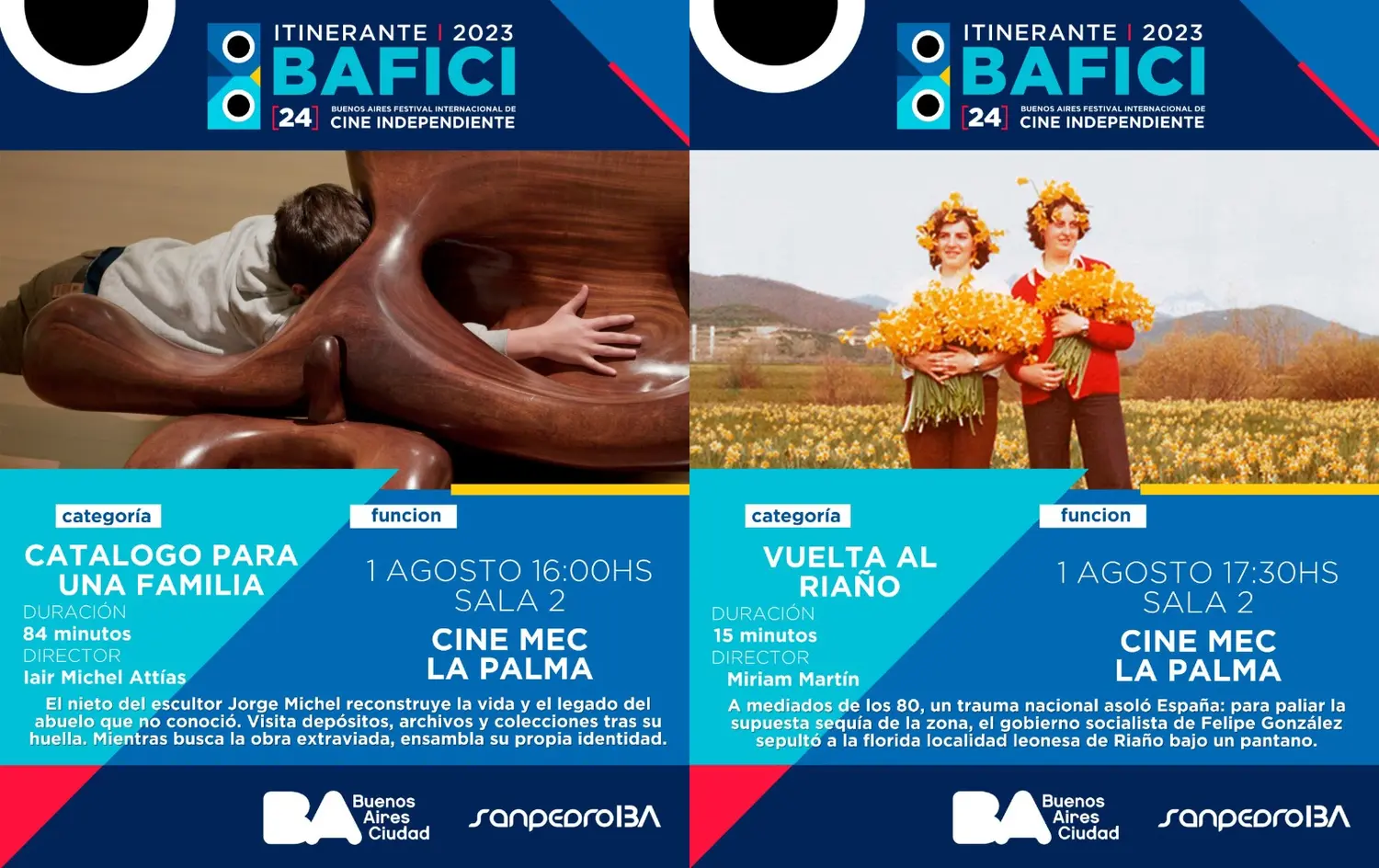 BAFICI en San Pedro: dos jornadas gratuitas de cine independiente