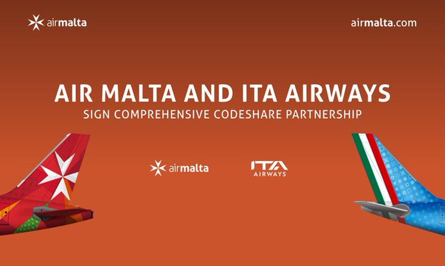 ITA Airways consigue su primer socio de Código Compartido: Air Malta