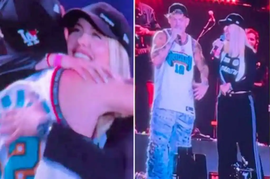 Wanda Nara junto a Ian Lucas