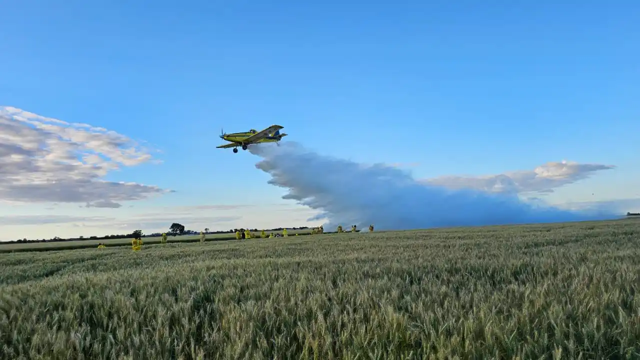 Capacitaron a brigadistas de la provincia para operaciones aéreas ante incendios forestales