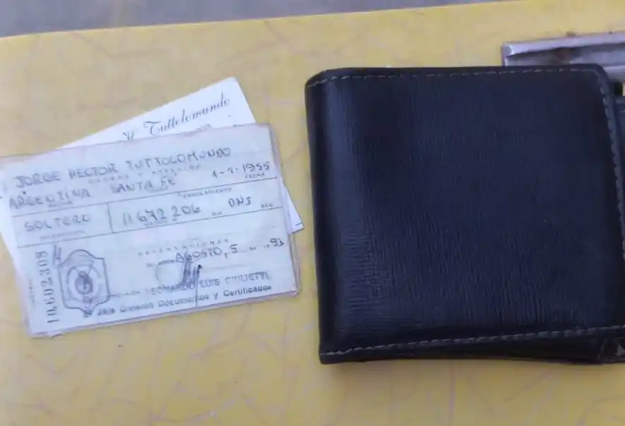 Encontraron billetera y documentos