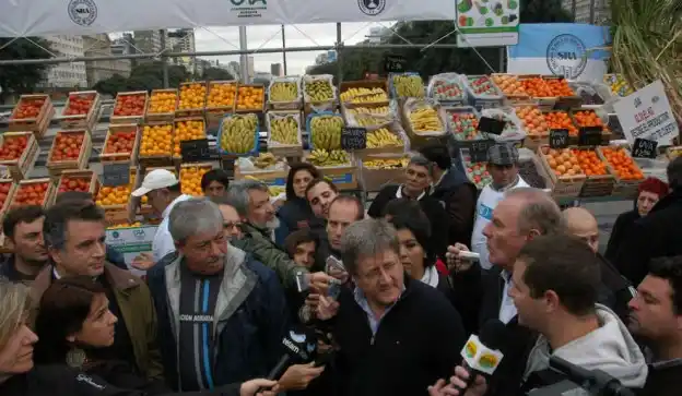 Manifestación de la Mesa de Enlace