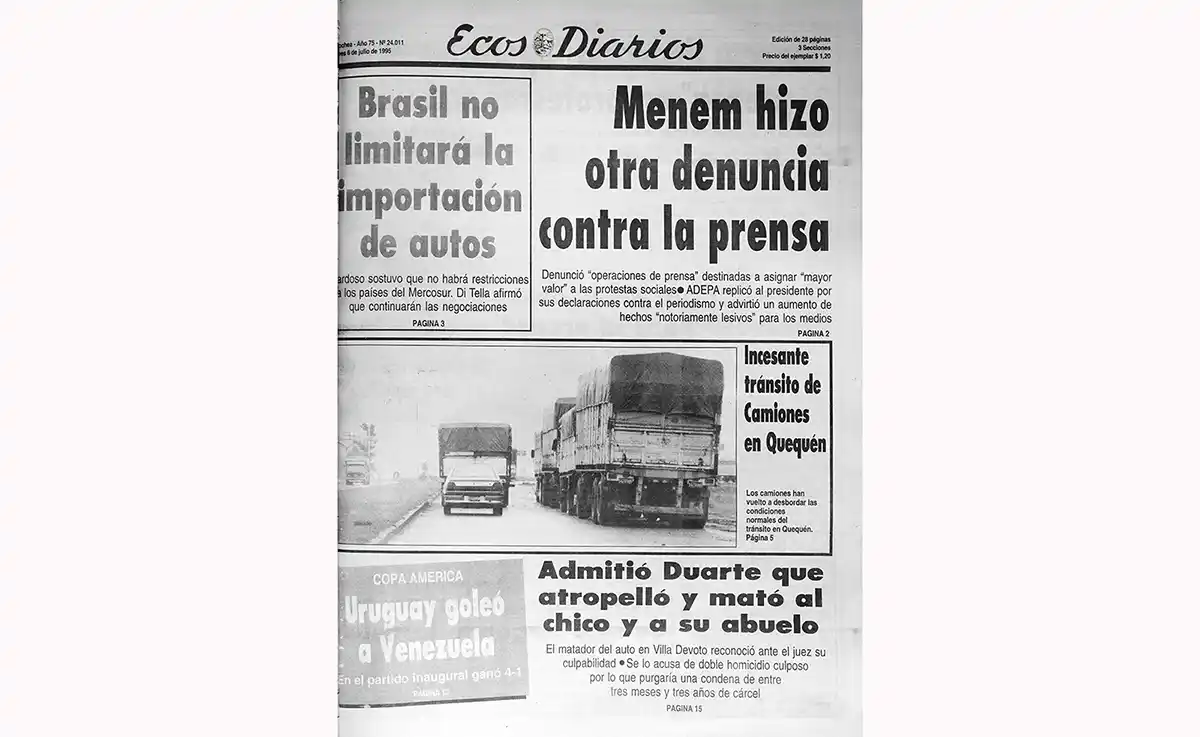 Jueves 6 de julio de 1995