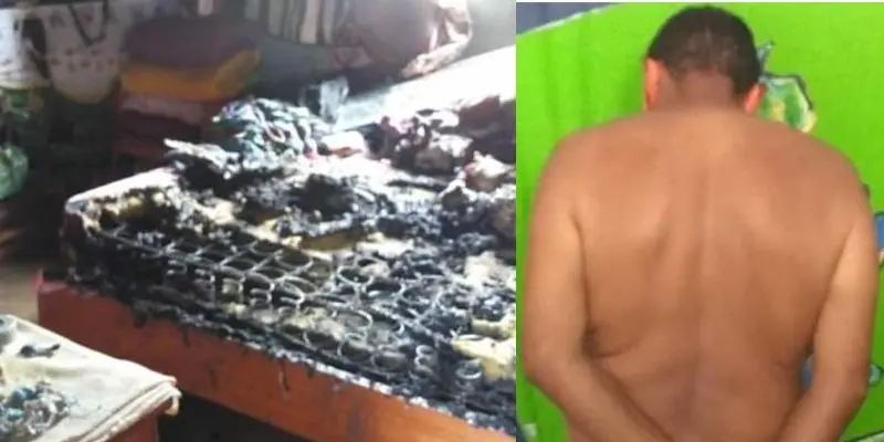CAPTURADO hombre que quemó viva a su expareja embarazada